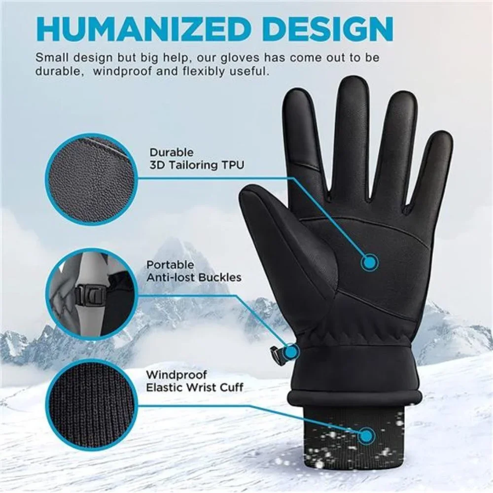 Women's Winter Gloves Waterproof Touch Screen Gloves